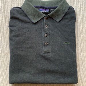 Men’s Patagonia sturdy long sleeve polo shirt XL